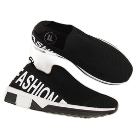Scarpe sportive nere slip on Filippo W PAW224A nero