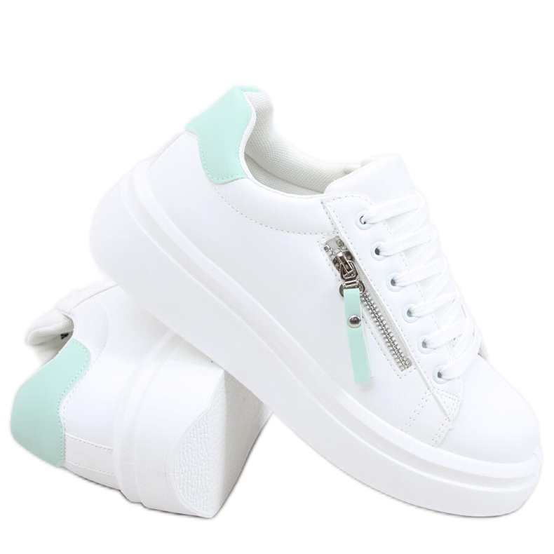Sneakers da donna Lerato BIANCO/VERDE bianca