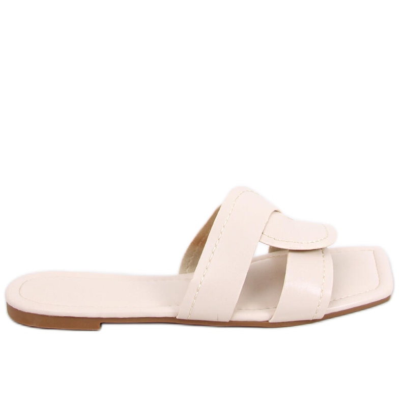 Ciabatte con suola squadrata Nitya Beige