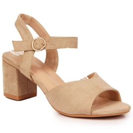 Sandali sul palo beige Vinceza W JAN113B