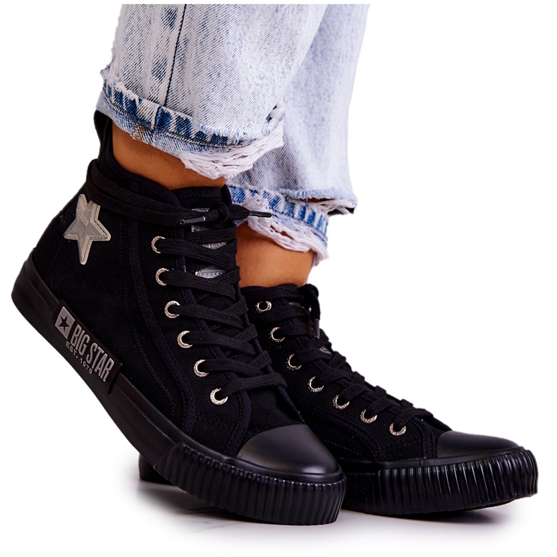 Sneakers Alte Classiche Big Star JJ274380 Nere nero