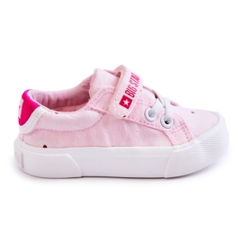 Sneakers Basse Da Bambino Con Velcro Big Star JJ374103 Rosa
