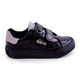 Sneakers Bambino Con Velcro Big Star JJ374110 Nero-Grigio