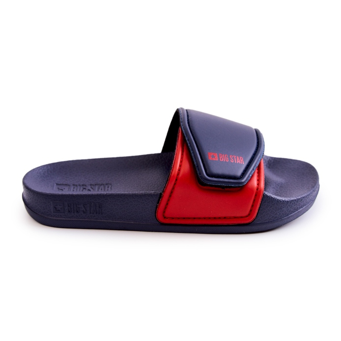 Ciabatte da bambino leggere Big Star JJ374351 Blu Navy rosso