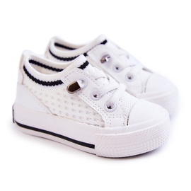 Sneakers da bambino Big Star JJ374391 Bianche bianco
