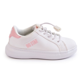 Scarpe sportive per bambini Big Star JJ374068 Bianche e Rosa bianco