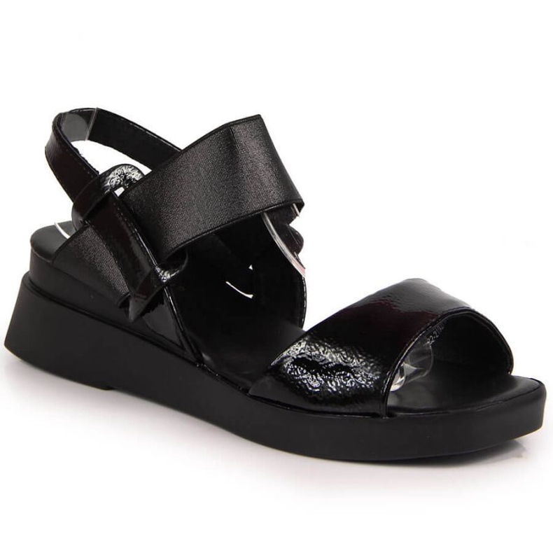 Sandali con zeppa Potocki W WOL75A neri nero