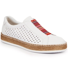 Rieker W RKR519 scarpe bianche traforate bianco