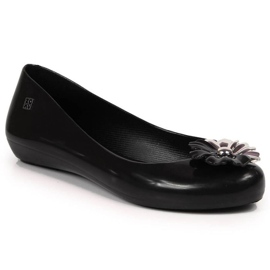 Ballerine Meliski con fiore Zaxy W INT1712 nere nero