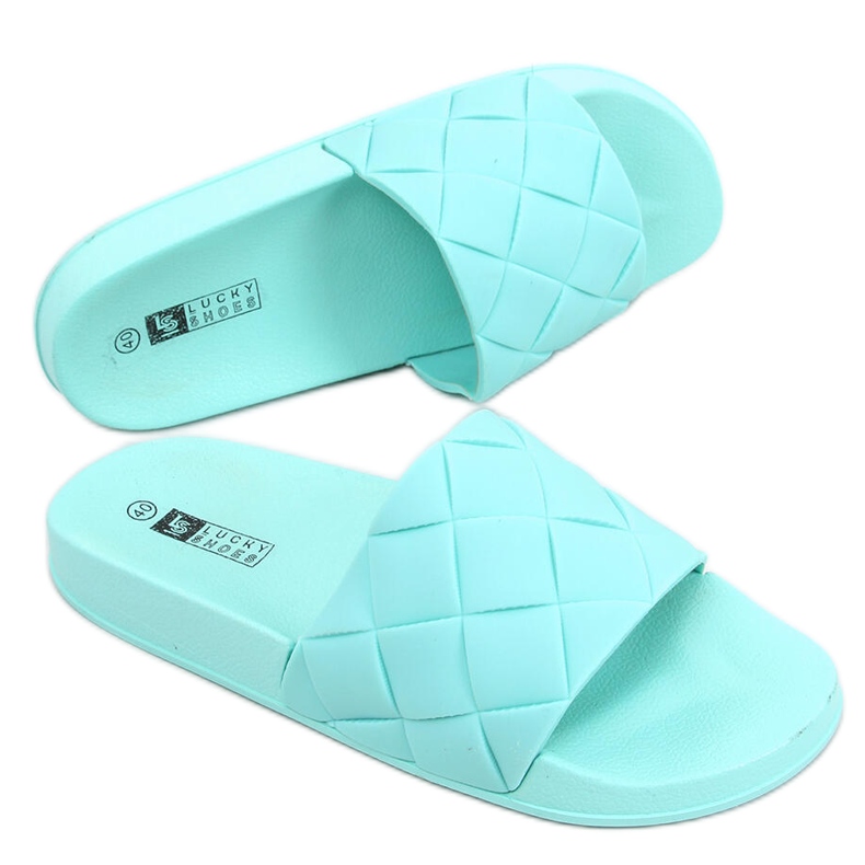 Ciabatte in silicone blu Geet