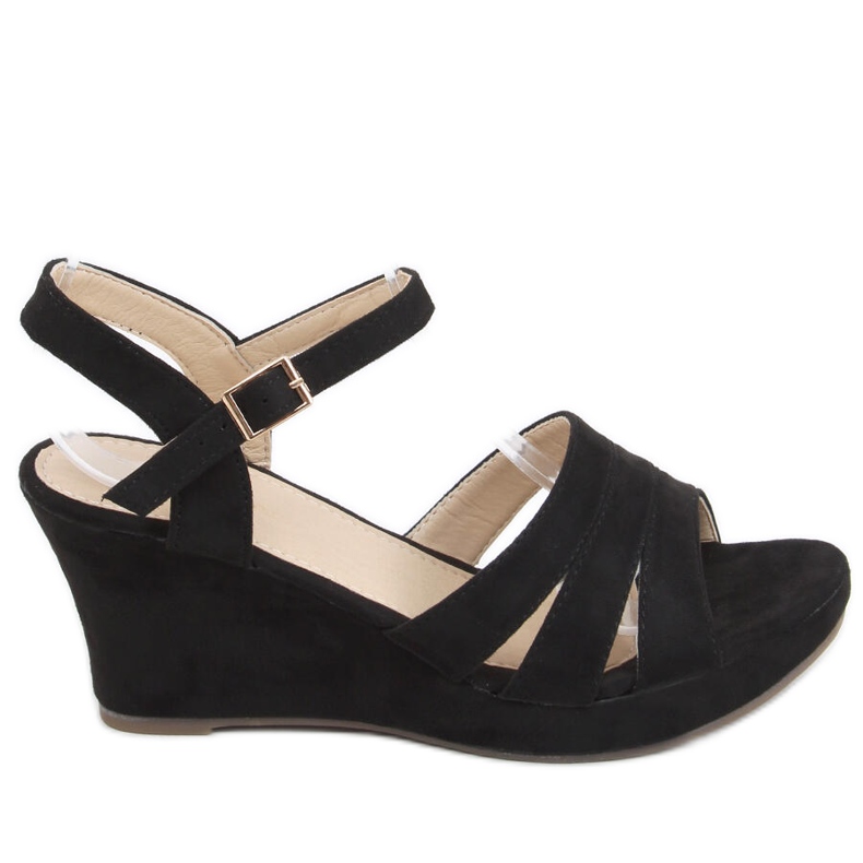 Sandali con zeppa Nirali neri nero