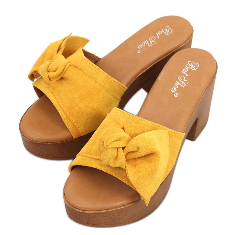 Ciabatte ala Zeri Zoccoli gialli giallo