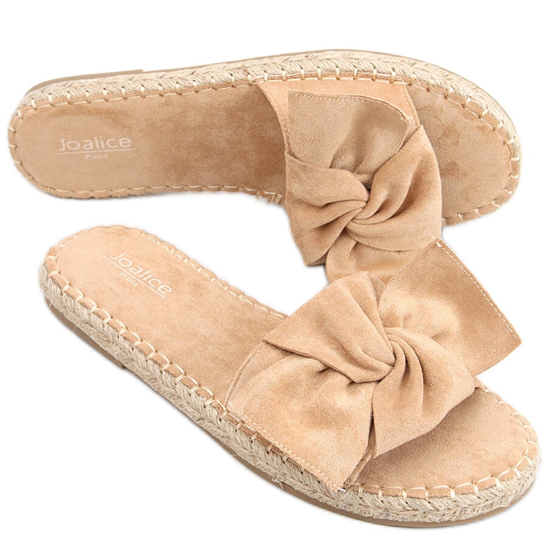 Ciabatte espadrillas Baina Camel beige