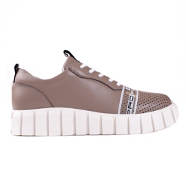 ARTIKER Scarpe in pelle marrone moda