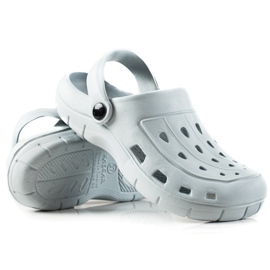 TRENDI Pantofole grigio chiaro