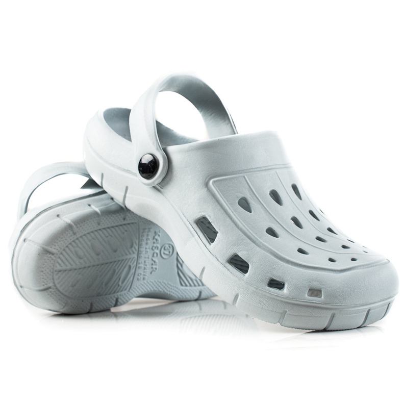 TRENDI Pantofole grigio chiaro