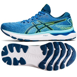 Asics Gel-Nimbus 24 M 1011B359 400 scarpe da corsa blu
