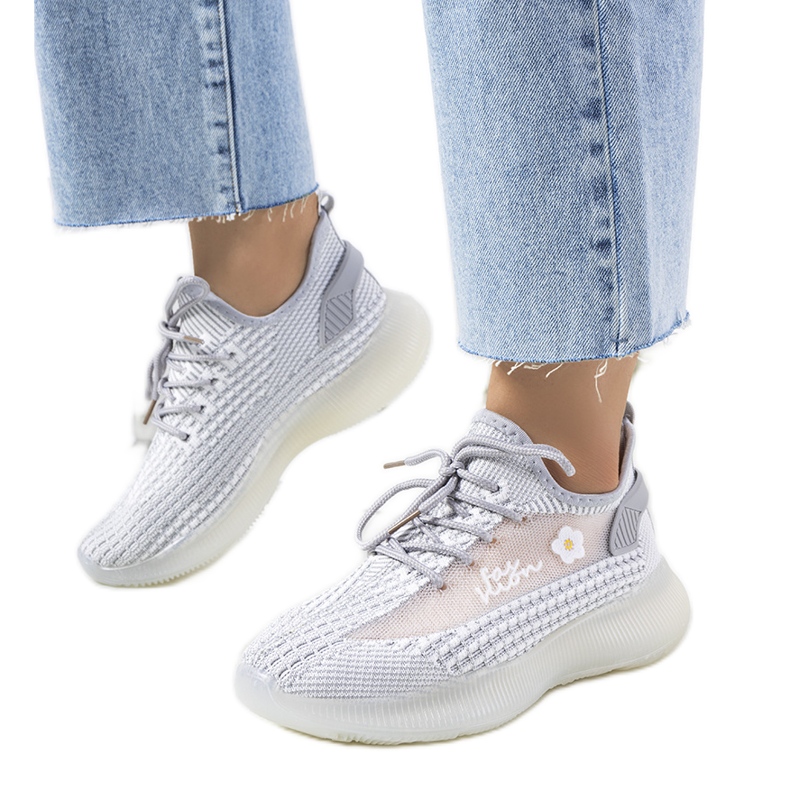 Sneakers sportive da donna grigie Molema grigio
