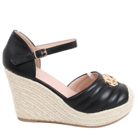 Sandali con zeppa Aika neri nero