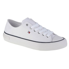 Sneaker bassa stringata Tommy Hilfiger W T3A4-32118-0890100 bianco