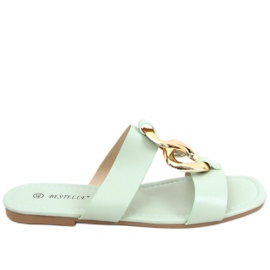 Ciabatte con catena Saud Green verde