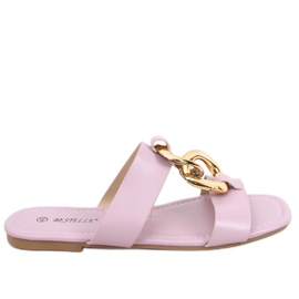 Ciabatte con catena Saud Purple rosa