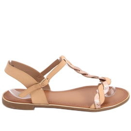 Sandali da donna iridescenti Basma Beige