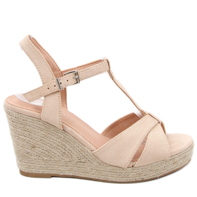 Sandali espadrillas sulla zeppa Basam Beige