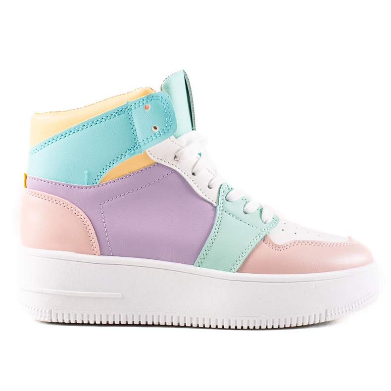 Renda Sneakers Alte Sulla Piattaforma multicolore