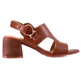 Sandali eleganti in pelle LA.FI marrone