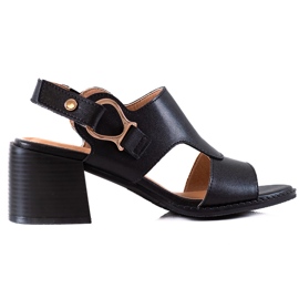 Sandali eleganti in pelle LA.FI nero