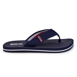Infradito da uomo Big Star JJ174518 Blu navy