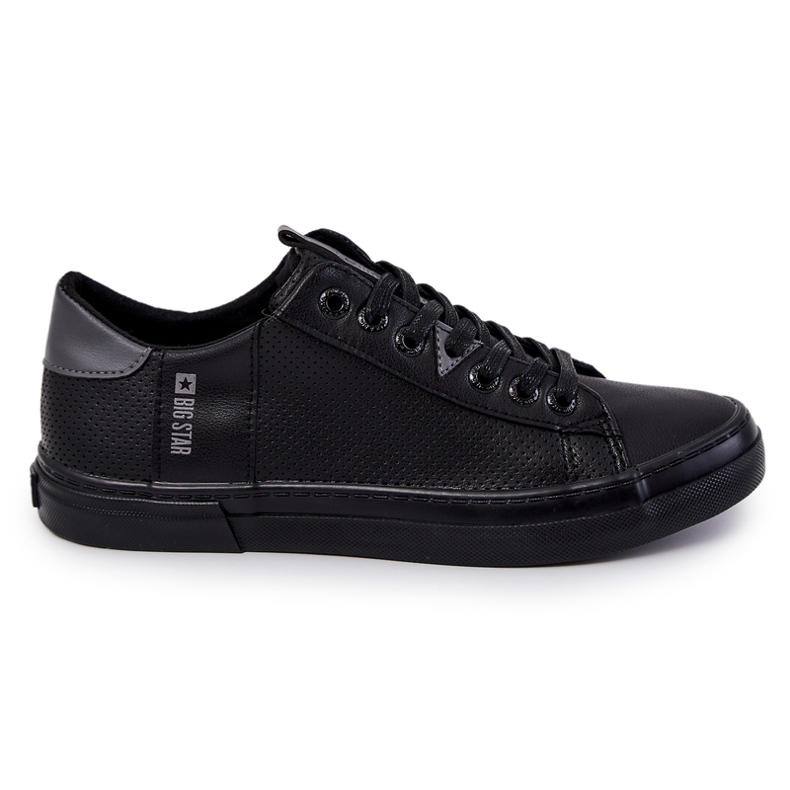 Sneakers da uomo in pelle Big Star JJ174227 nere nero