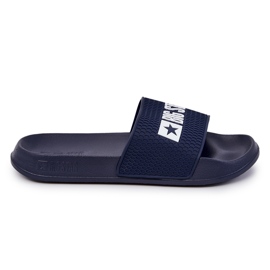 Pantofole da uomo Big Star JJ174507 Blu navy