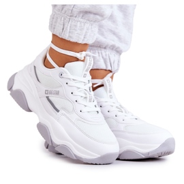 Sneakers da donna Scarpe sportive Big Star JJ274579 bianche bianco