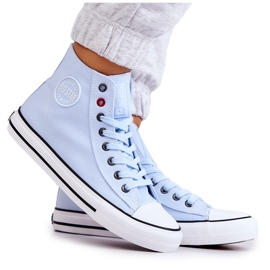 Sneakers Alte da Donna Big Star JJ274209 Blu