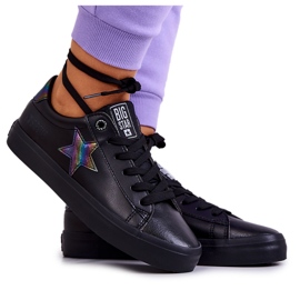 Sneakers in pelle Star Big Star JJ274243 Nero