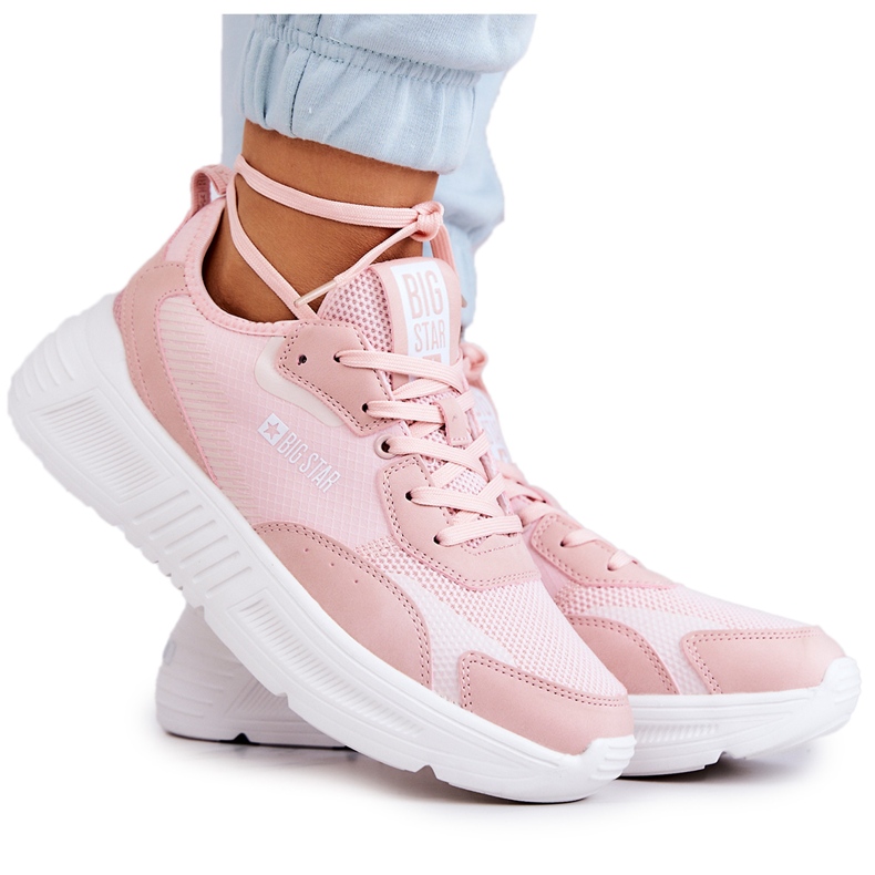 Sneakers alla moda Scarpe sportive Big Star JJ274595 rosa