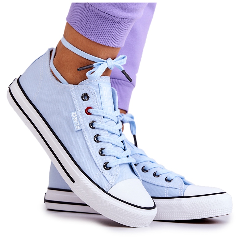 Sneakers Basse da Donna Big Star JJ274A004 Blu
