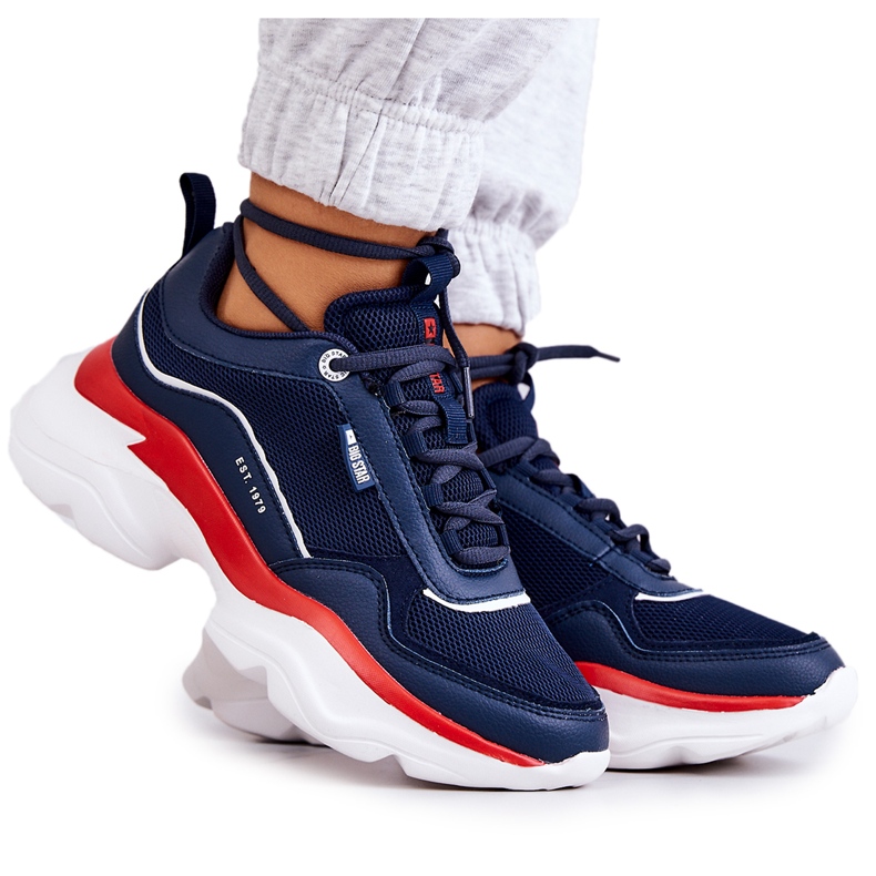 Scarpe sportive da donna Big Star JJ274A117 Blu navy