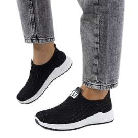 Sneakers nere con zirconi Maasje nero
