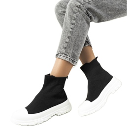 Sneakers alla caviglia Mickey nere nero