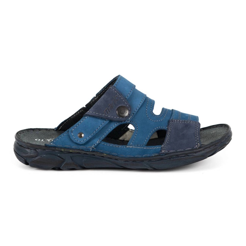 Olivier Ciabatte da uomo in pelle 460MP blu