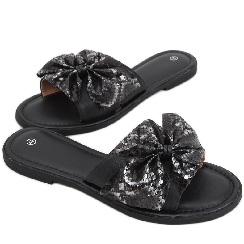 Pantofole Vors nere da donna nero