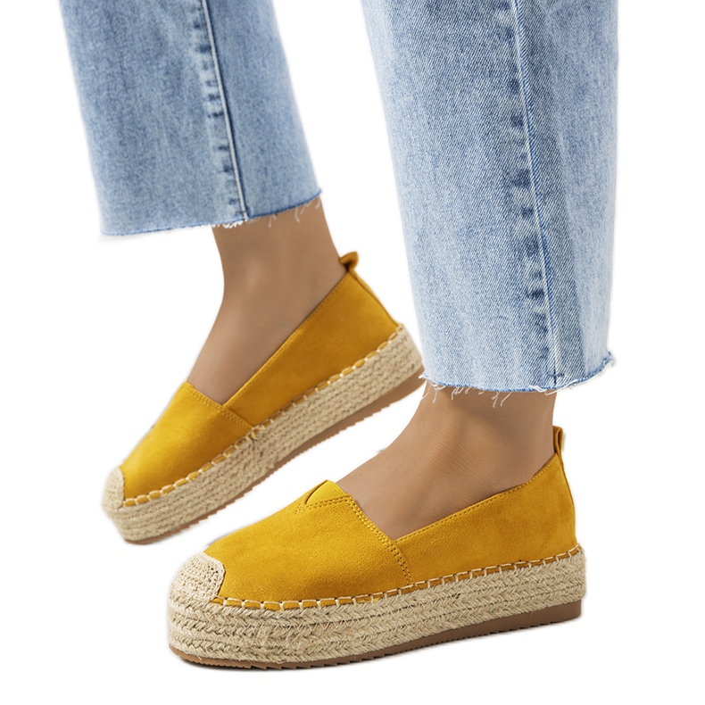 Espadrillas senape da donna Rhianne giallo