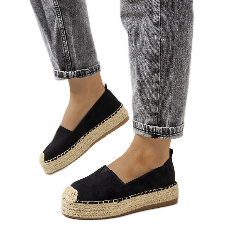 Espadrillas da donna nere di Rhianne nero
