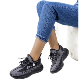 Sneakers sportive da donna Molema nere nero