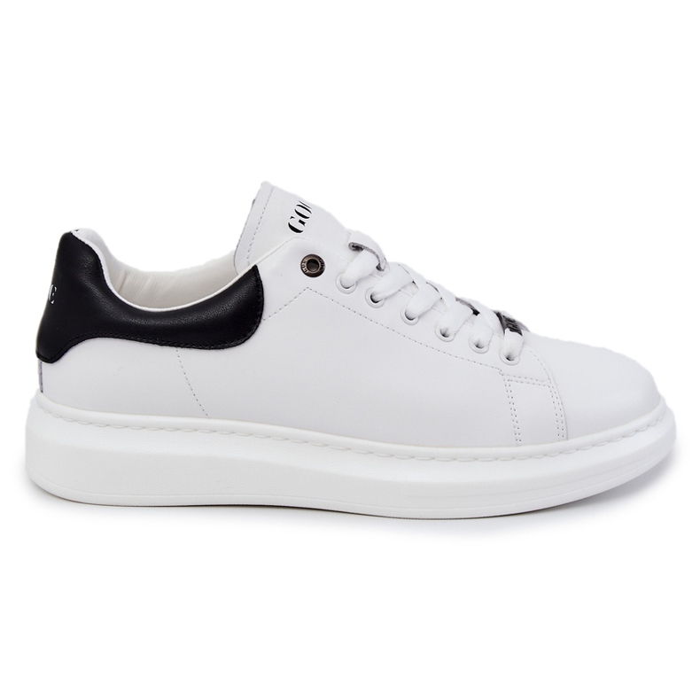 Scarpe sportive da uomo GOE JJ1N4064 Bianche bianca nero