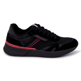 Scarpe Sportive da Uomo Sneakers Cross Jeans JJ1R4016C Nero