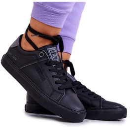 Sneakers in pelle Big Star JJ274214 nere nero